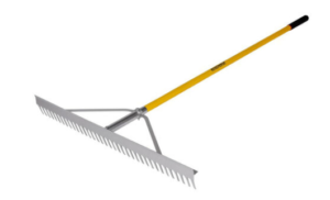 long handled rake