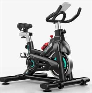 indoor stationery exercise cycling training bike